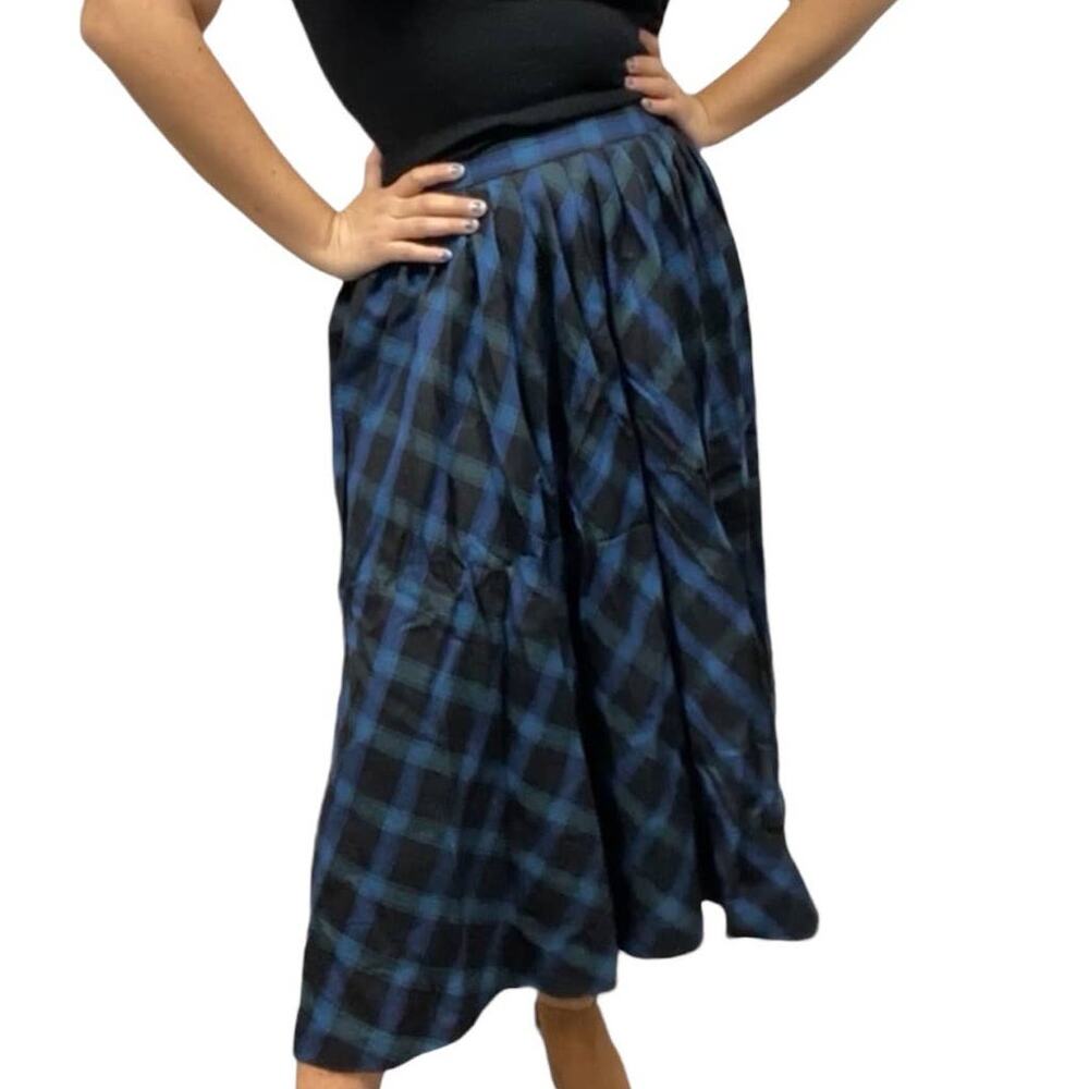 Vintage Liz Claiborne Womens Size 14 Dark Academia High Waist Pleated Skirt